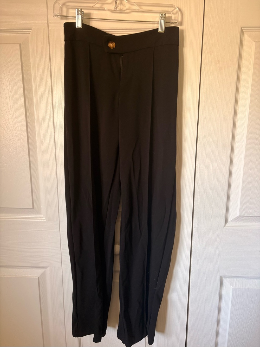 SHEIN Black Women’s Dress Pants with Button Waist